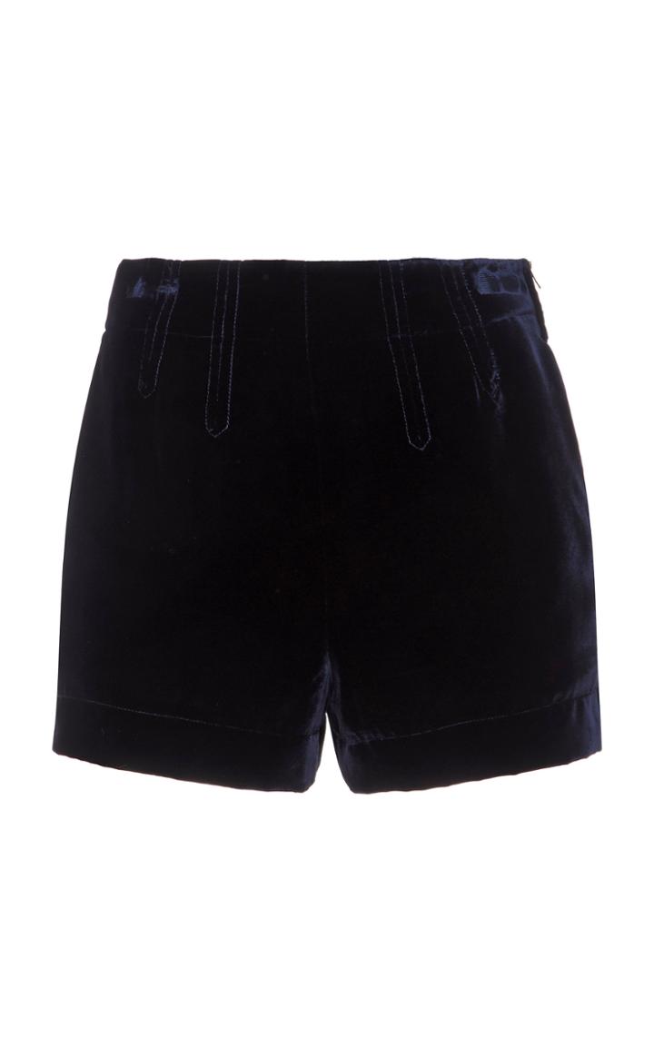 Moda Operandi Etro Velvet Mini Shorts