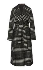 Smarteez Oversized Lapel Checkered Coat