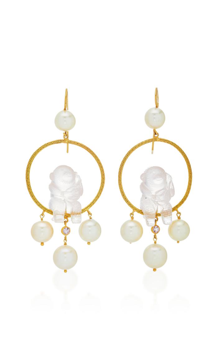 Marie-hlne De Taillac Renaissance Monkey Earrings