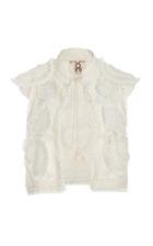 Figue Ivory Manolete Embroidered Vest