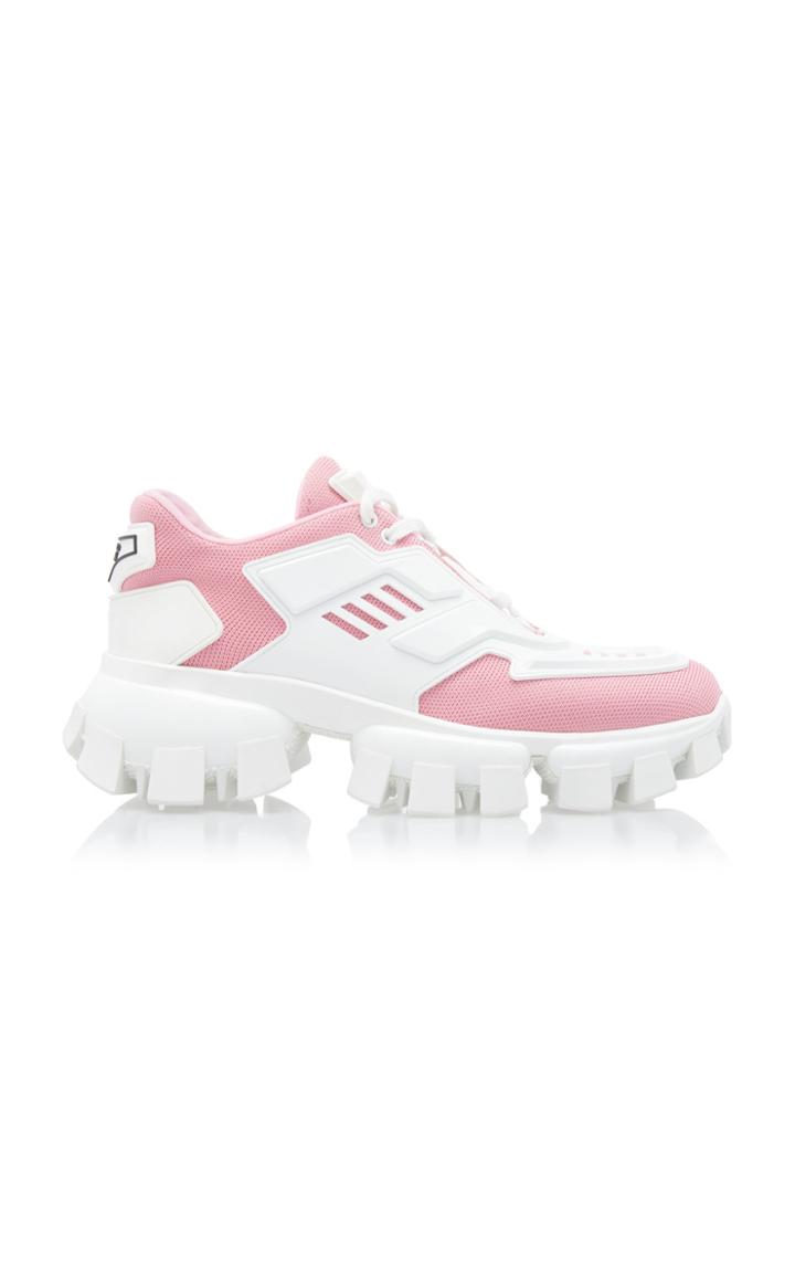 Prada Two-tone Maglia Tech Sneakers