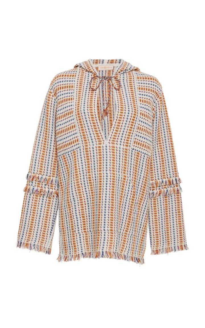 Tory Burch Hollis Baja Hooded Tunic