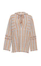 Tory Burch Hollis Baja Hooded Tunic
