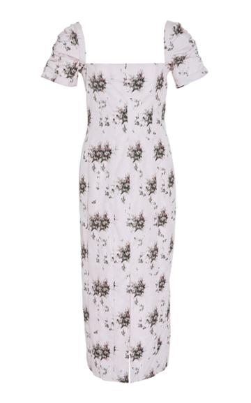 Brock Collection Exclusive Odilia Floral-print Midi Dress