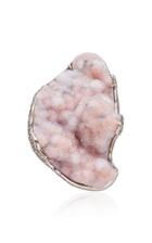Kimberly Mcdonald Pink Druze And Pave Ring