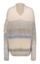 Tuinch Oversized Striped Sweater