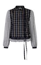 Moda Operandi Stine Goya Ilsa Cotton Blend Mix Print Blouse Size: S