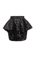Alexandre Vauthier Ruffled Sequin Mini Skirt