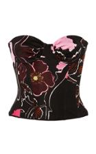 Moda Operandi Peter Pilotto Sleeveless Printed Jersey Corset Size: 4