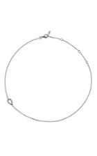 Jack Vartanian 18k White Gold And Black Rhodium Llb Diamond Drop Choker