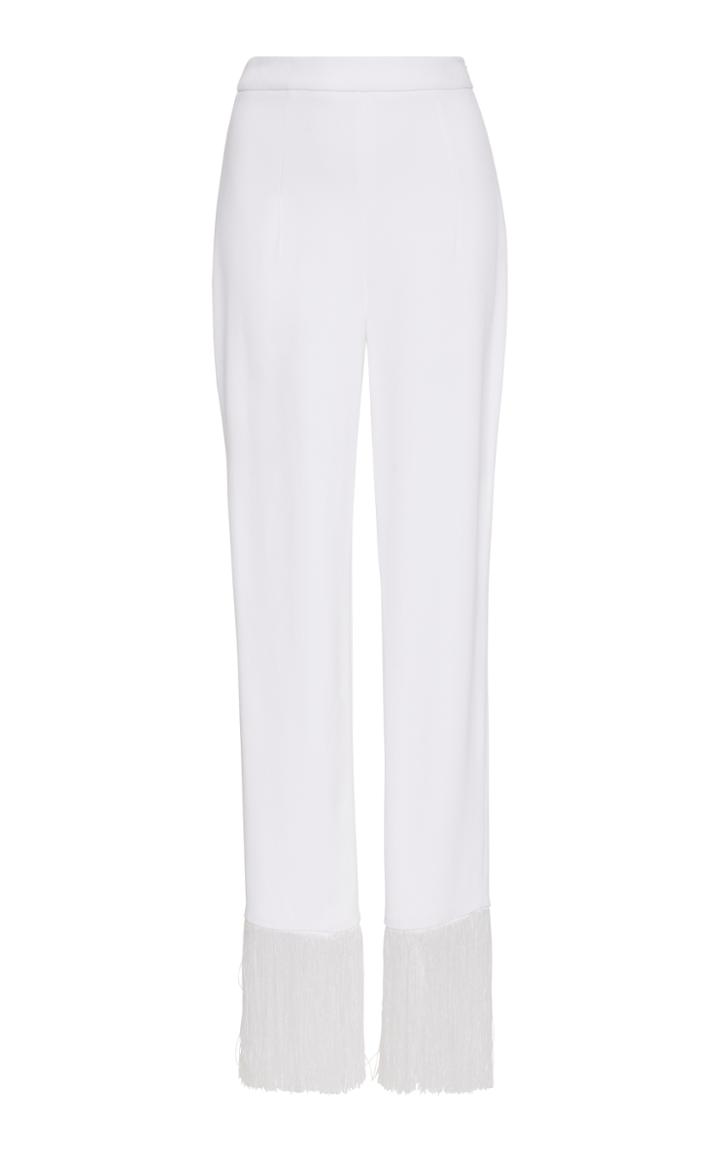 Cushnie Et Ochs Rumi Slim Fringe Pant