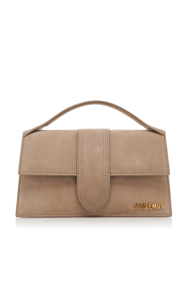 Jacquemus Le Grand Bambino Suede Top Handle Bag