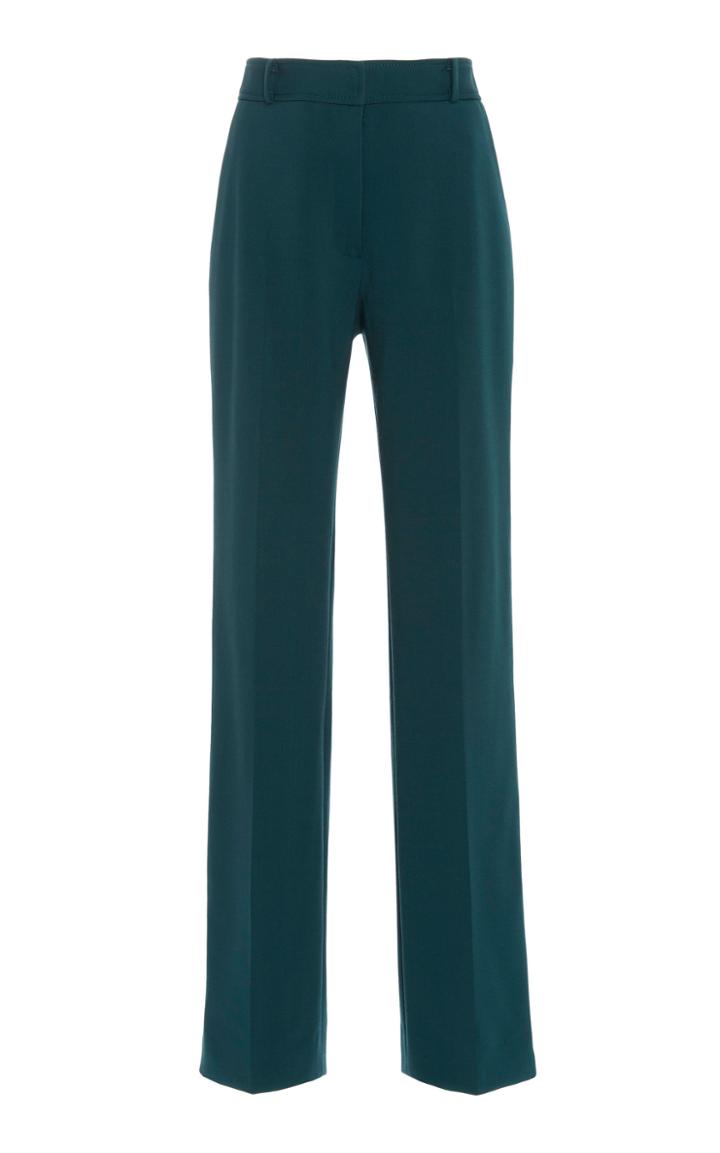 Carolina Herrera Straight-leg Wool-blend Pants