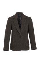 Nili Lotan Humphrey Herringbone Tweed Jacket