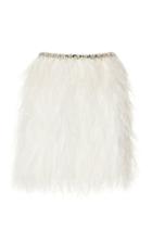 Jenny Packham Roxy Feather-trimmed Skirt