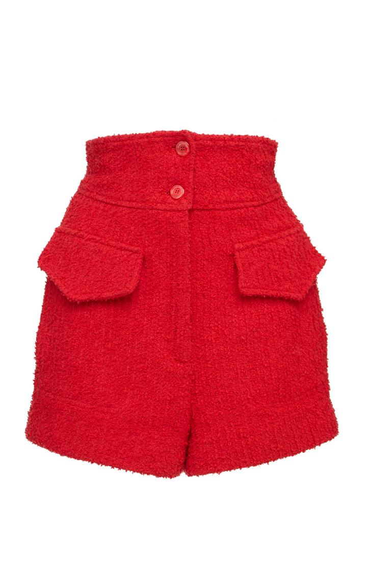 Emilio Pucci Textured Cotton-blend Shorts