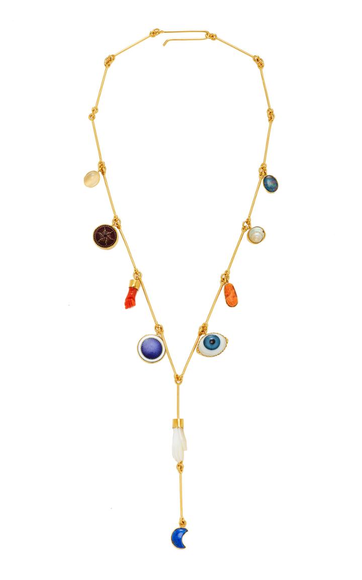 Grainne Morton Eyes Nose And Lips Necklace