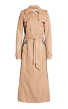 Moda Operandi Gabriela Hearst Casatt Painted Leather Double-breasted Trench Coat