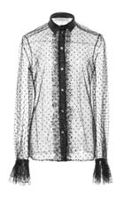 Philosophy Di Lorenzo Serafini Flock Tulle Dot Blouse