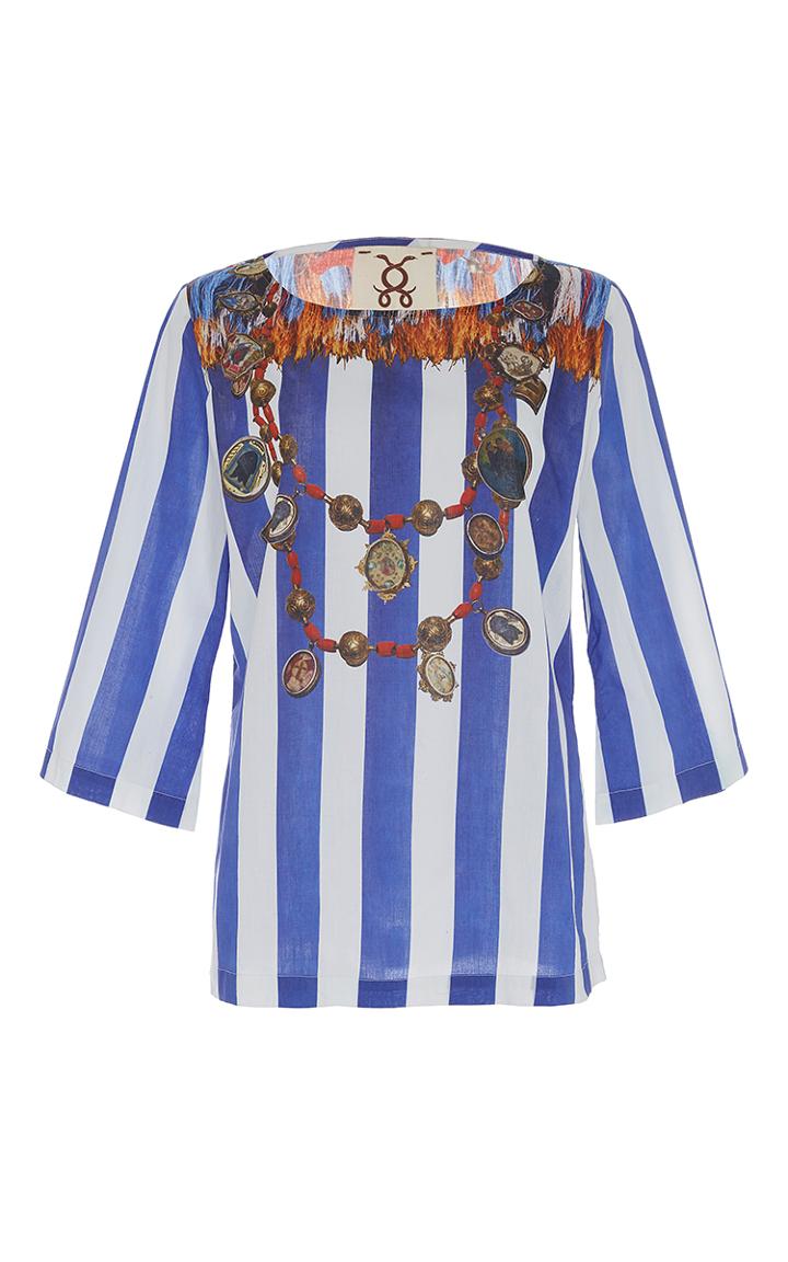 Figue Printed Serafina Striped Top