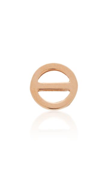 Nadine Ghosn Single 'no' Stud Earring