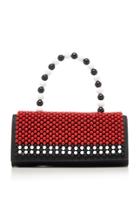 Les Petits Joueurs Amour Beaded Leather Clutch