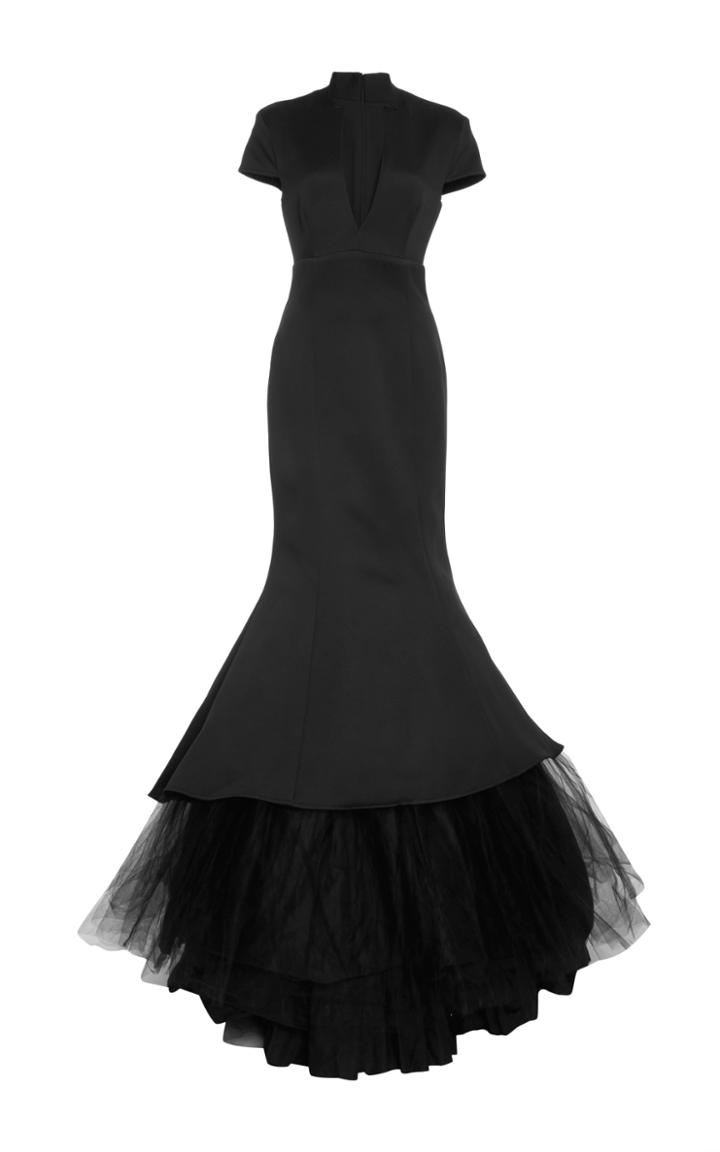 Hensely V-neck Mermaid Gown