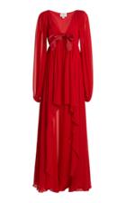 Moda Operandi Giambattista Valli Draped Silk-georgette Dress
