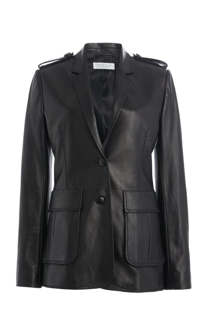 Moda Operandi Gabriela Hearst Louisa Leather Blazer
