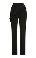 Elie Saab Straight Leg Ruffle Pant