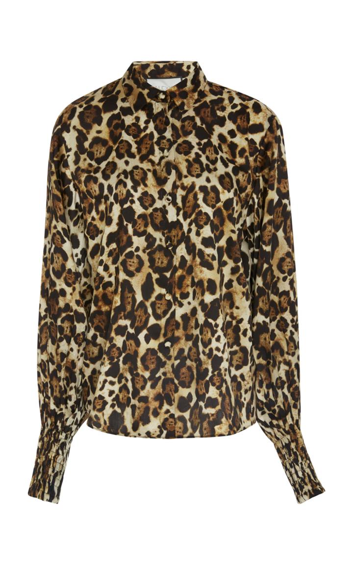 Alexis Romana Leopard Long Sleeve Top