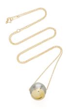 Mizuki 14k 22 Large Fluid Solitaire Pearl Necklace