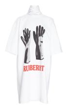 Christopher Kane Rubberist Cotton T-shirt Dress