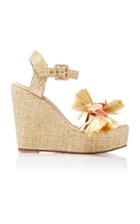 Alameda Turquesa Miranda Fruit Wedge Sandal