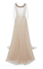 Luisa Beccaria Removable Neck Applique Gown