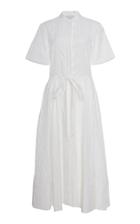 Marina Moscone Midi Cotton Poplin Shirtdress
