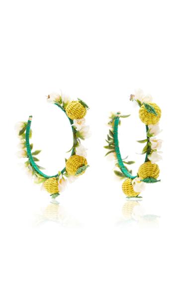 Mercedes Salazar Limones En Aro Earrings