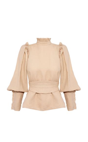 Anna Mason Harper Linen Blouse