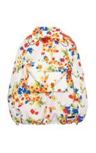 Miu Miu Floral Hooded Cape-style Jacket