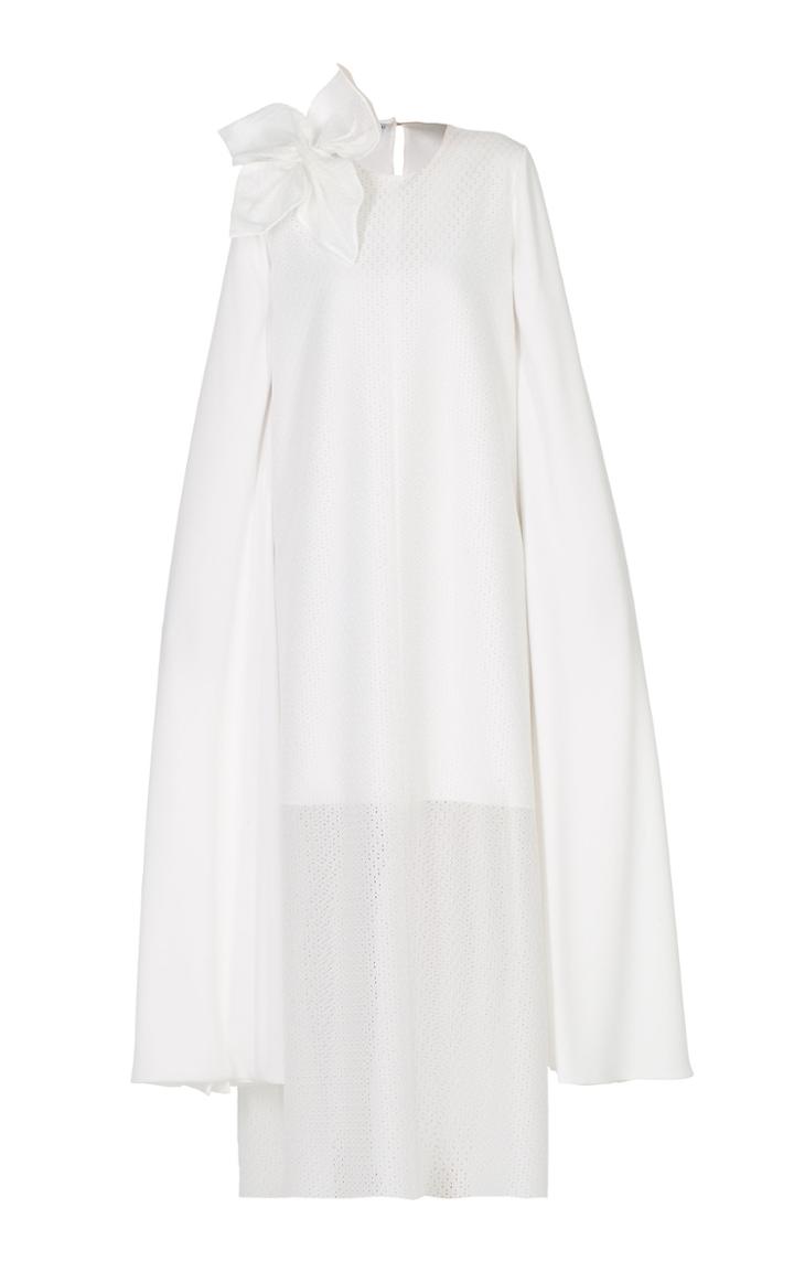 Anatomi Lattice Lace Dress With Petal Detail