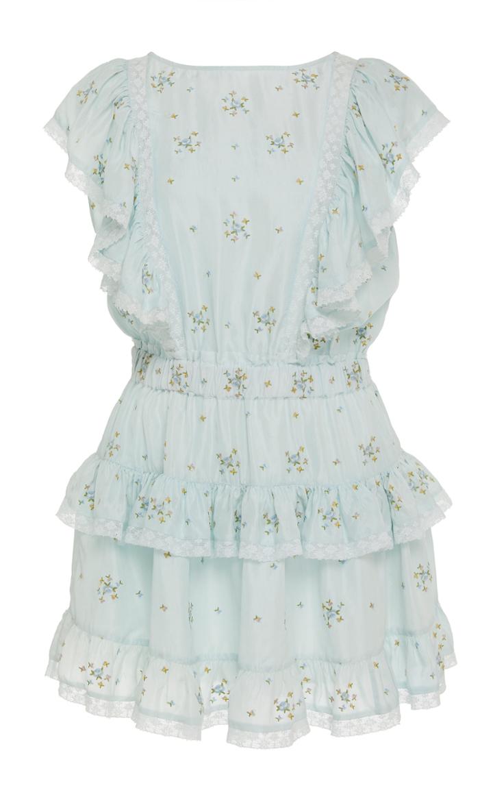 Loveshackfancy Romy Silk Dress