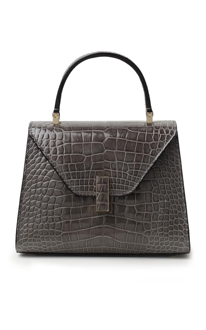 Valextra Alligator Iside Mini Top Handle