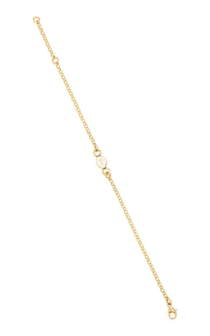 Moda Operandi Foundrae 18k Gold And Enamel Bracelet