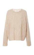 Vince Open Wool-cashmere Blend Cable-knit Sweater