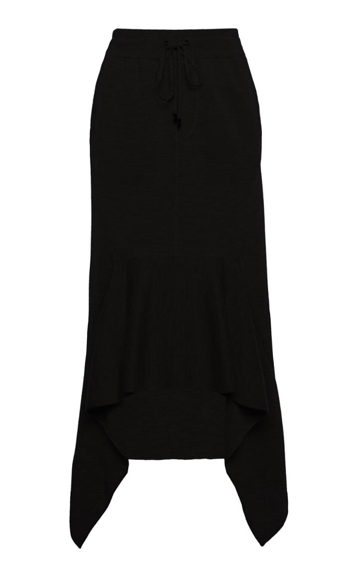 Moda Operandi Tom Ford Asymmetric Drawstring Cashmere-blend Midi Skirt