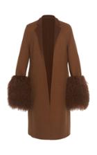 Akris Ed Fur-trimmed Reversible Cashmere Coat