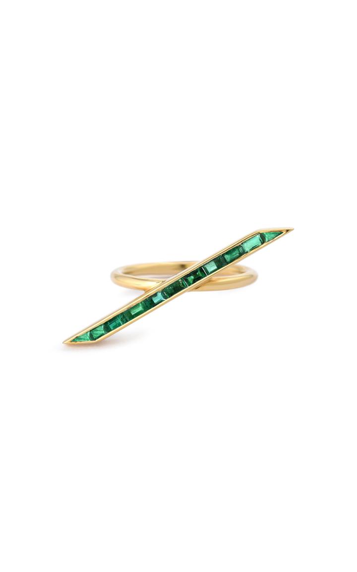 Moda Operandi Emily P. Wheeler 18k Yellow Gold Line Ring