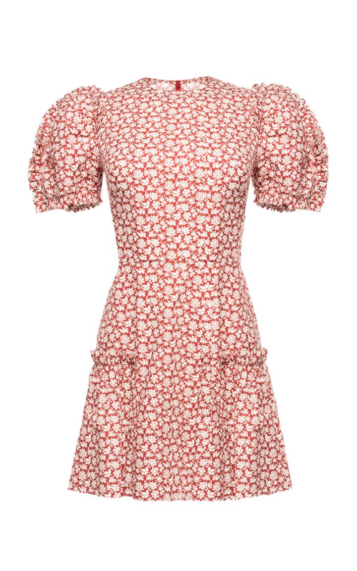 The Vampire's Wife Heartbreak Printed Cotton Mini Dress