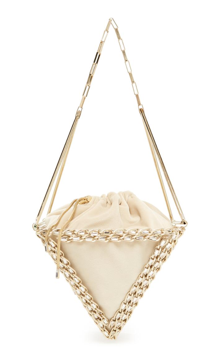 Rosantica Vernita Brass And Crystal Bag
