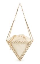 Rosantica Vernita Brass And Crystal Bag